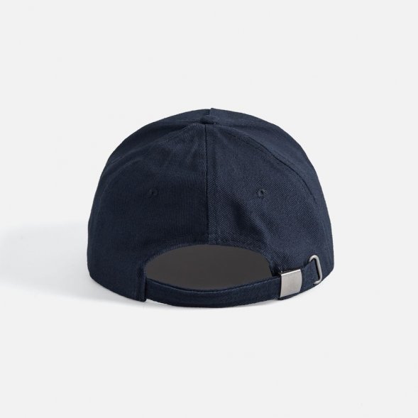 Бейсболка Long Beach, темно-синяя с белым 