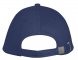 Бейсболка Long Beach, темно-синяя с белым 