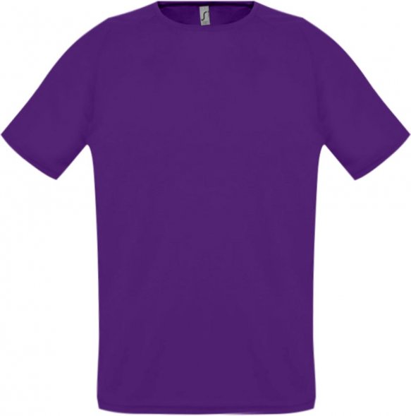 Футболка унисекс Sporty 140 темно-фиолетовая 