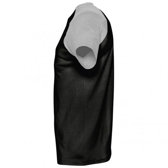 Футболка мужская двухцветная Funky 150, черная с серым меланжем 