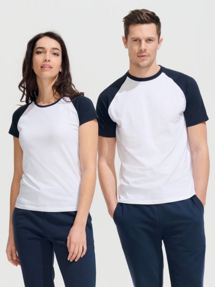 Футболка мужская двухцветная Funky 150, черная с серым меланжем 