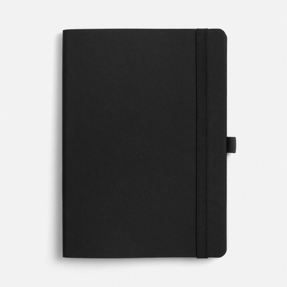 Ежедневник Peel Flex, недатированный, черный 