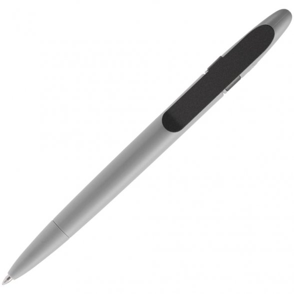 Ручка шариковая Prodir DS5 TSM Metal Clip, серая 