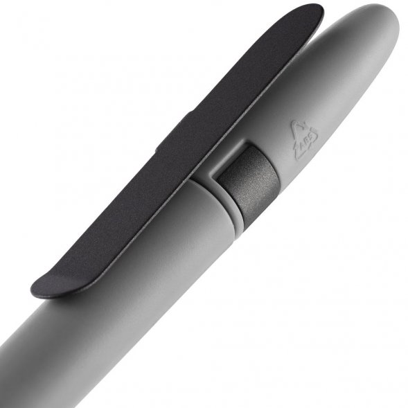 Ручка шариковая Prodir DS5 TSM Metal Clip, серая 