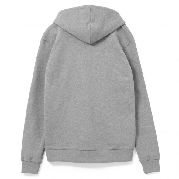 Толстовка на молнии с капюшоном Unit Siverga, серый меланж 