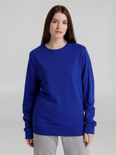 Свитшот унисекс BNC Inspire (Organic), ярко-синий 