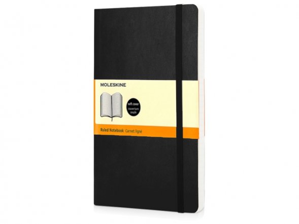 Подарочный набор Moleskine Indiana с блокнотом А5 Soft и ручкой, черный 