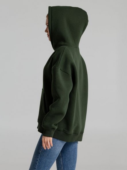 Худи Kulonga Oversize, темно-зеленый (хаки) 