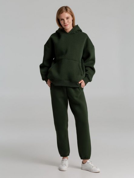 Худи Kulonga Oversize, темно-зеленый (хаки) 