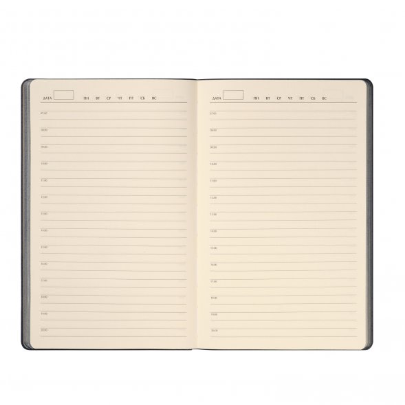 Ежедневник Rain недатированный, синий (без упаковки, без стикера) 