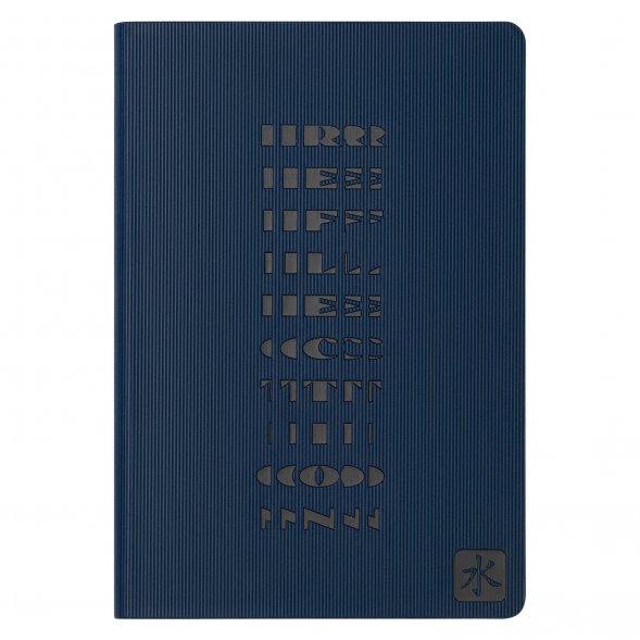Ежедневник Rain недатированный, синий (без упаковки, без стикера) 