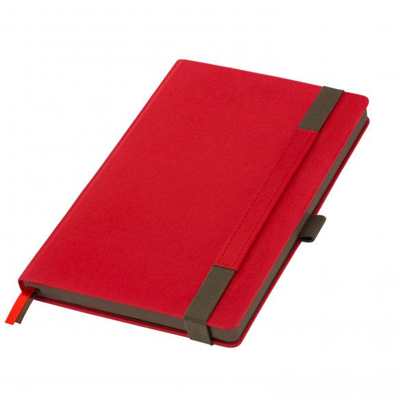 Ежедневник Marseille soft touch недатированный, красный 
