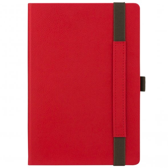 Ежедневник Marseille soft touch недатированный, красный 