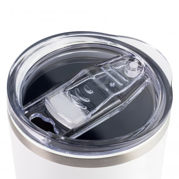 Термокружка вакуумная с керамическим покрытием Arctic, белый/синий 