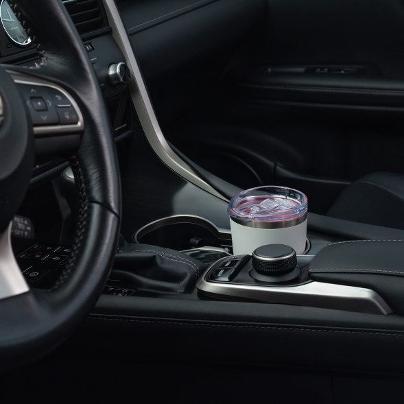 Термокружка вакуумная с керамическим покрытием Arctic, белый/синий 