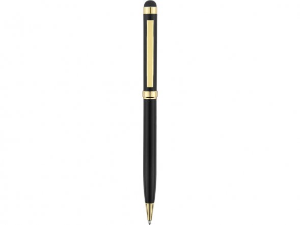 Ручка шариковая Голд Сойер со стилусом, черный 