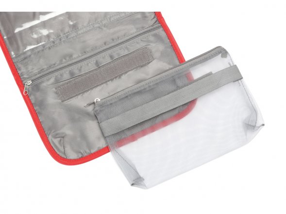 Несессер для путешествий со съемной косметичкой Flat, красный 