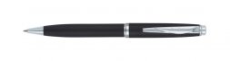 Ручка шариковая Pierre Cardin GAMME Classic с поворотным механизмом, черный матовый/серебро
