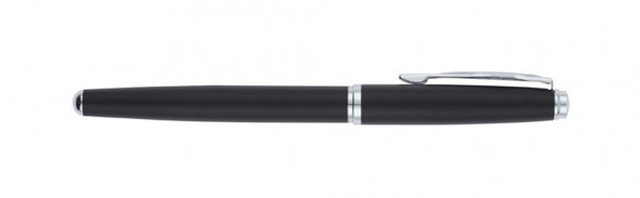 Ручка шариковая Pierre Cardin GAMME Classic с поворотным механизмом, черный матовый/серебро 