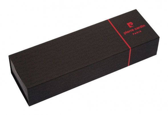 Ручка шариковая Pierre Cardin GAMME Classic с поворотным механизмом, черный матовый/серебро 