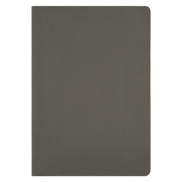 Ежедневник Latte soft touch недатированный, серый 