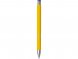 Шариковая кнопочная ручка Moneta с матовым антискользящим покрытием, желтый 