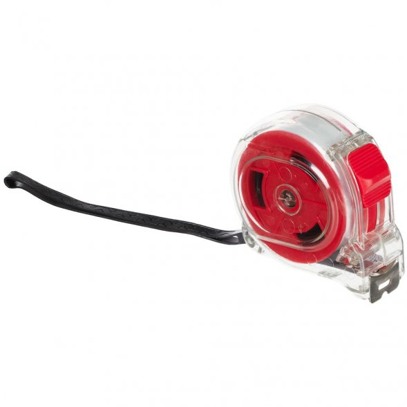 Рулетка Selvaksi, 5 м, красная 