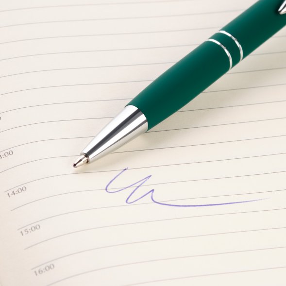 Шариковая ручка Comet NEO, зеленая 