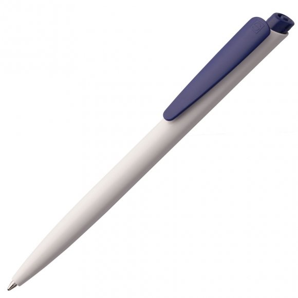 Ручка шариковая Senator Dart Polished, бело-синяя 