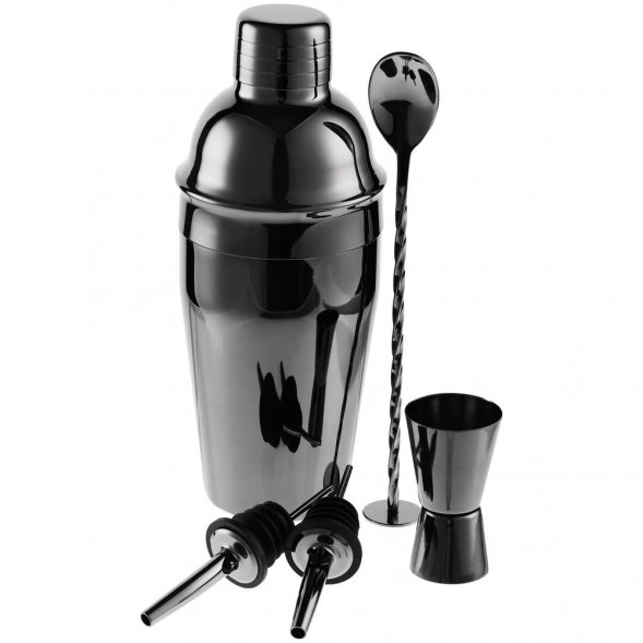 Набор для приготовления коктейлей Pourpour, черный 