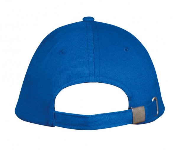 Бейсболка Long Beach, ярко-синяя с белым 