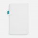 Ежедневник White Shall, недатированный, бело-бирюзовый 