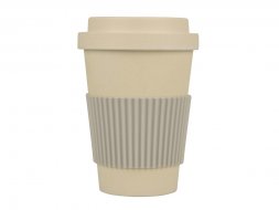 Термокружка Muffin из натуральных волокон, бежевый