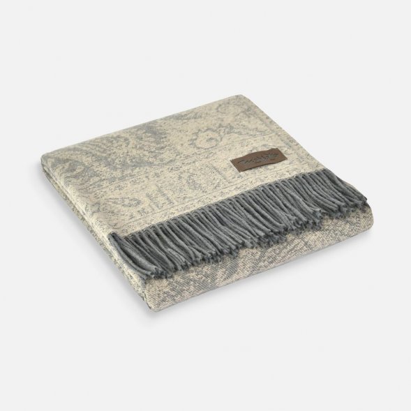 Плед Magnolia, коричневый 