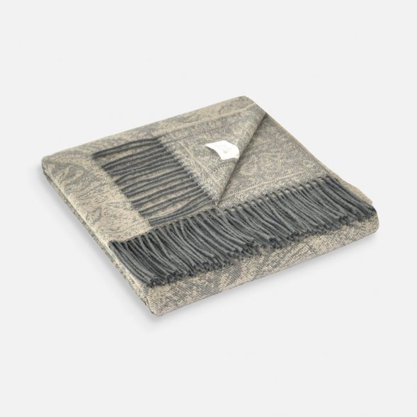 Плед Magnolia, коричневый 