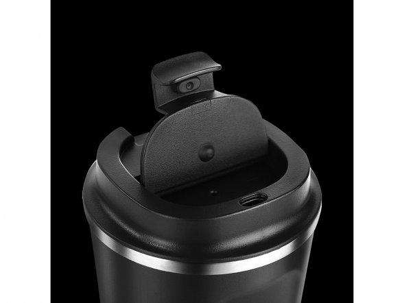 Термокружка CAFe COMPACT, 380 мл, черный 