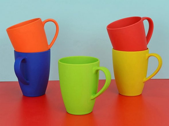 Кружка Grain из натуральных волокон, черный 