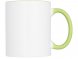 Цветная кружка Pix для сублимации, белый/зеленый 