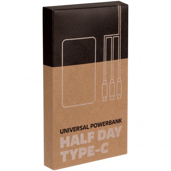 Аккумулятор Uniscend Half Day Type-C 5000 мAч, белый 