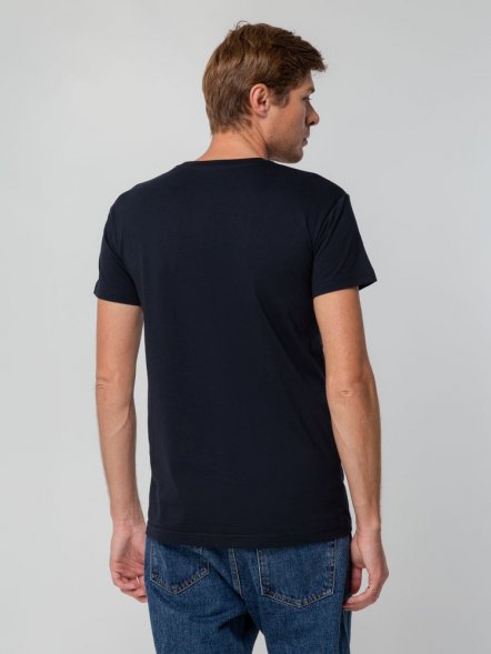 Футболка унисекс T-bolka 140, темно-синяя 