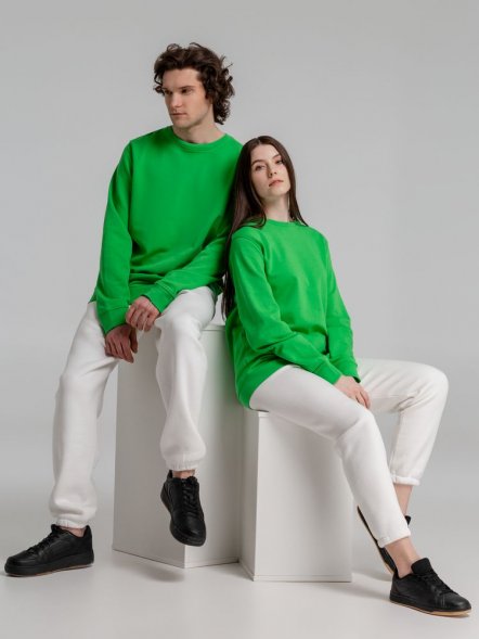 Свитшот унисекс BNC Inspire (Organic), зеленый 