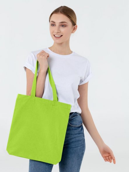 Холщовая сумка Avoska, зеленое яблоко 