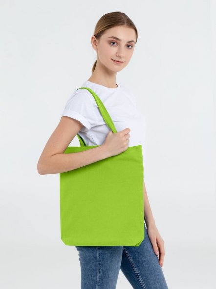 Холщовая сумка Avoska, зеленое яблоко 