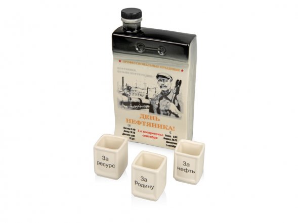 Штоф Календарь нефтяника 