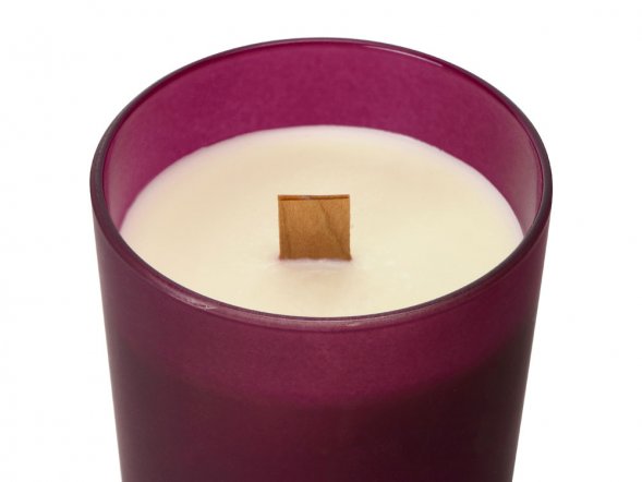 Свеча соевая ароматическая в стекле Niort, бордовая (P) 