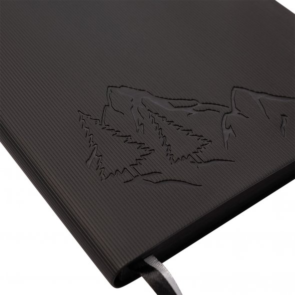 Ежедневник Rain недатированный, черный (без упаковки, без стикера) 