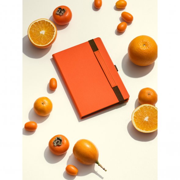 Ежедневник Marseille soft touch недатированный, оранжевый 