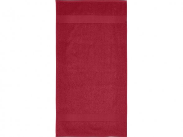 Хлопковое полотенце для ванной Charlotte 50x100 см с плотностью 450 г/м2, красный 