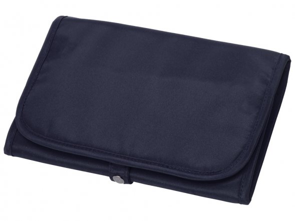Несессер для путешествий со съемной косметичкой Flat, темно-синий 