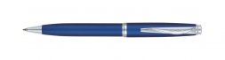 Ручка шариковая Pierre Cardin GAMME Classic с поворотным механизмом, синий матовый/серебро